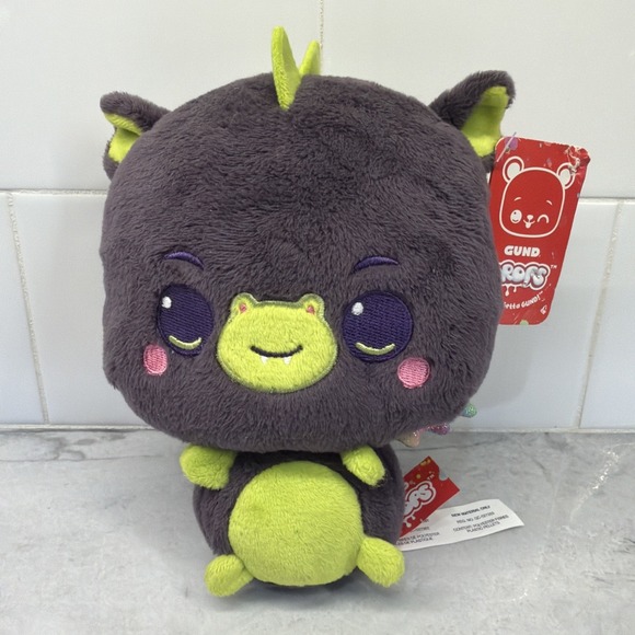 Gund Other - Gund Drops Willie Wings Purple Dragon Iridescent Winged Plush Stuffed Animal